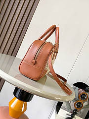 Loewe Amazona 23 Bag Brown Leather - size: 23x10x15cm - 2