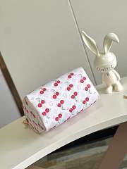 LV x Takashi Murakami Cherry Speedy Soft Bandouliere 30 - size: 30 x 21 x 17cm - 3