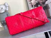 LV Keepall Bandouliere Monogram Mesh 50 Pink - size: 50 x 29 x 23cm - 4