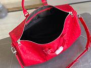 LV Keepall Bandouliere Monogram Mesh 50 Pink - size: 50 x 29 x 23cm - 3