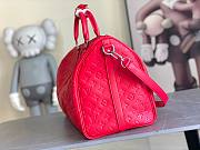 LV Keepall Bandouliere Monogram Mesh 50 Pink - size: 50 x 29 x 23cm - 2