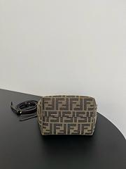 Fendi Roll Monogrammed Mini Tote Bag in Black - size: 23*19.5*15cm - 5