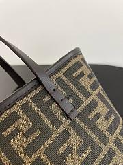 Fendi Roll Monogrammed Mini Tote Bag in Black - size: 23*19.5*15cm - 2