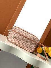 GOYARD Goyardine Sac Cap Vert Pink - size: 23X8X14cm  - 1