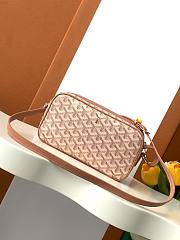 GOYARD Goyardine Sac Cap Vert Pink - size: 23X8X14cm  - 3