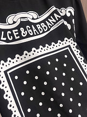 Dolce & Gabbana Cotton T-shirt with bandanna print in Black - 4