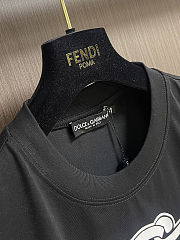 Dolce & Gabbana Cotton T-shirt with bandanna print in Black - 3