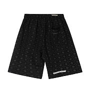 Chrome Hearts Sanskrit Printed Casual Shorts Black - 5
