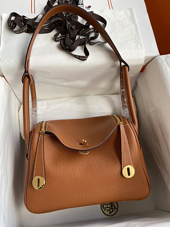 Hermes Lindy 26 Bag Brown - size: 26cm