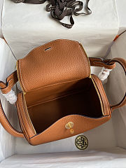 Hermes Lindy 26 Bag Brown - size: 26cm - 5