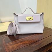 Hermes Mini 24/24 Mini Bag Pink - size: 21cm - 5