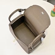 Hermes Lindy 26 bag brown - size:  26x18x12cm - 2