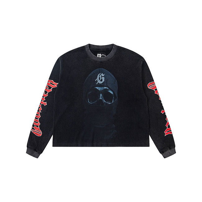 Godspeed Balaclava L/S Tee Black  - 1