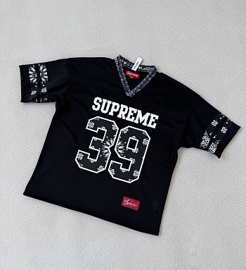 Supreme Bandana Football T-shirt Black