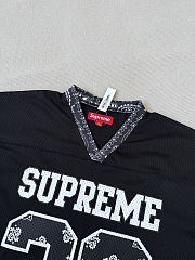 Supreme Bandana Football T-shirt Black - 4