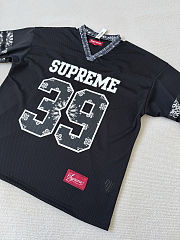 Supreme Bandana Football T-shirt Black - 3