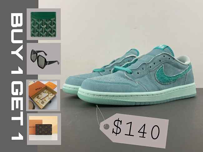 Air Jordan 1 Retro Low OG Washed Teal HQ8111-300 - 1