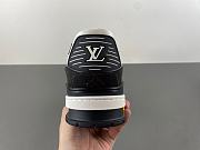 Louis Vuitton LV trainer white black brown LV co-branded original version x2 - 4