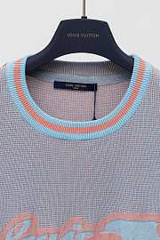 LV new dolphin wool short-sleeved T-shirt - 4