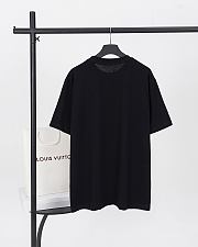 LV Artistic letter logo embroidered short-sleeved T-shirt - 6