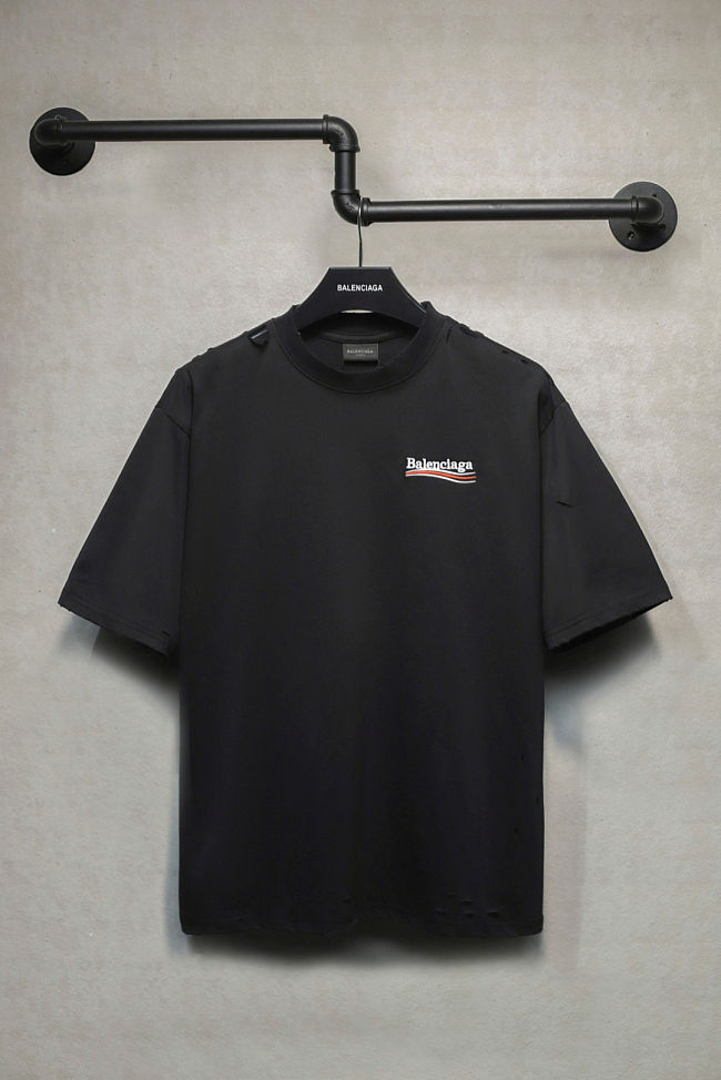 balenciaga Coke hole embroidered short-sleeved T-shirt - 1