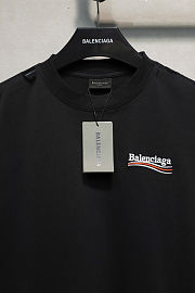 balenciaga Coke hole embroidered short-sleeved T-shirt - 4