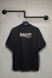 balenciaga Coke hole embroidered short-sleeved T-shirt - 5