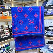 Louis Vuitton Monogram Classic Beach Towel blue Size: 160*90cm - 2