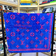 Louis Vuitton Monogram Classic Beach Towel blue Size: 160*90cm - 6