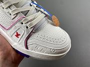 Louis Vuitton LV trainer all white pink - 2