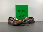 Bottega Veneta Orbit suede-trimmed mesh sneakers brown - 2
