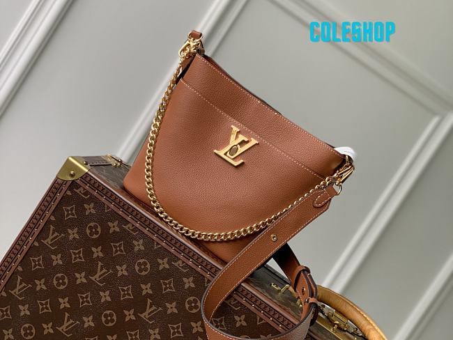 LV Lock and Walk Bucket Bag  Brown M24006 size 20x20.5x12 cm - 1