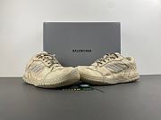 Balenciaga Men’s Hamptons Worn-out Sneaker in Cream - 6