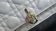 Dior Mini Bag Latte Cannage Lambskin 21x11.5x4.5 cm - 2