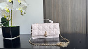 Dior Mini Bag Latte Cannage Lambskin 21x11.5x4.5 cm - 5