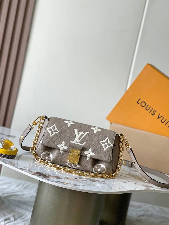 LV Multi Pochette beige brown crossbody bag with designer pattern 24*14*9CM - 1