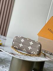 LV Multi Pochette beige brown crossbody bag with designer pattern 24*14*9CM - 2