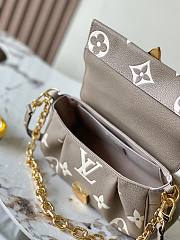 LV Multi Pochette beige brown crossbody bag with designer pattern 24*14*9CM - 6