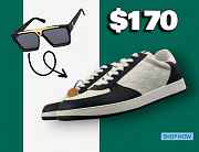 Rivoli Sneaker black and white 1ADGSC  - 1