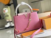 Louis Vuitton Capucines bag dark pink 31.5x20x11 cm - 1