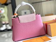 Louis Vuitton Capucines bag dark pink 31.5x20x11 cm - 5