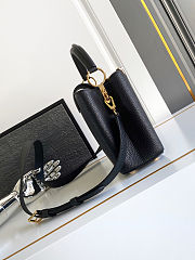 Louis Vuitton Capucines BB Bag Black - size: 27x18x9cm (limited Mirror) - 6