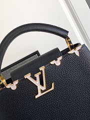 Louis Vuitton Capucines BB Bag Black - size: 27x18x9cm (limited Mirror) - 3