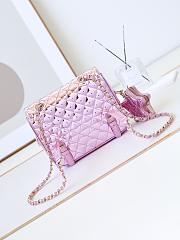 Chanel Mirror Calfskin Mini Flap Bag With Star Coin Purse size 18.5x23.5x8.5 cm - 4