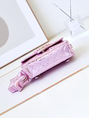 Chanel Mirror Calfskin Mini Flap Bag With Star Coin Purse size 18.5x23.5x8.5 cm - 3