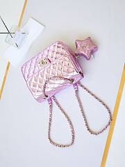 Chanel Mirror Calfskin Mini Flap Bag With Star Coin Purse size 18.5x23.5x8.5 cm - 2