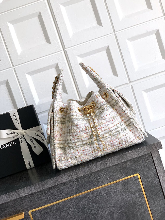 Chanel 25 Hobo bag white 20x 22x12.5cm - 1