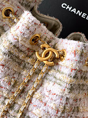 Chanel 25 Hobo bag white 20x 22x12.5cm - 6