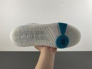 Louis Vuitton LV Trainer Sneaker in White with Blue & Purple Accents - 6
