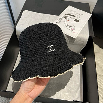 Chanel Buket hat black